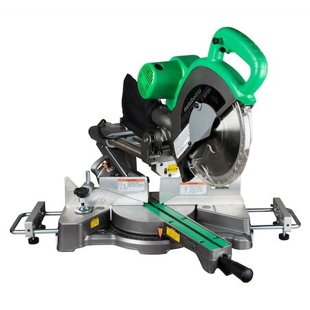 Metabo Hpt 10in Corded 12 Amp Sliding Dual Compound Miter Saw w/ Laser Marker C10FSHSM
